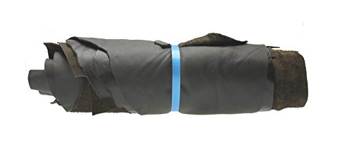 Lederstücke mittel 1kg dunkelbraun, verschiedene dunkle Brauntöne alle Stücke mindestens DIN A4 - 3