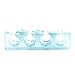 SZTARA Reusable Girls Toe Separator Chic Round Shape Silicone Manicure Pedicure Nail Art Care Tool Light Blue