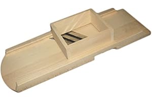 WOODEN WORLD Mandoline et Râpe en bois pour légumes Fruits Chou 54 cm