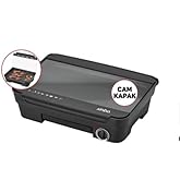 Sinbo Elektrikli Izgara Cam Kapaklı