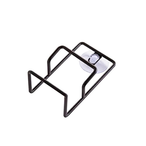 Preisvergleich Produktbild BESTONZON Schwammhalter mit Saugnapf Spülmaschinen-Organizer Edelstahl (Schwarz)