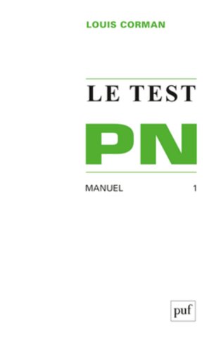 Livres Couvertures de Le Test PN : Manuel, tome 1