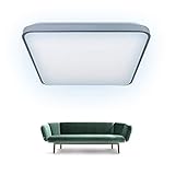 【SPEZIFIKATION】- 50 Watt LED Panel mit 4500 Lumen | Kaltweiß 6500 Kelvin | 435*435*100mm | 220V-240V Wechselstrom | Nicht dimmbar | Abstrahlwinkel 120 °.
