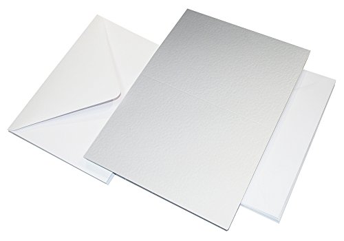 Craft UK 273 - Tarjetas y sobres (C6, 50 unidades), A6, blanco, 50