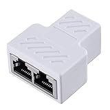 motherboard x570 Este adaptador de cable de divisor RJ45 de 1 a 2 aumenta el número de conexiones de red RJ45 en una conexión RJ45 hembra.