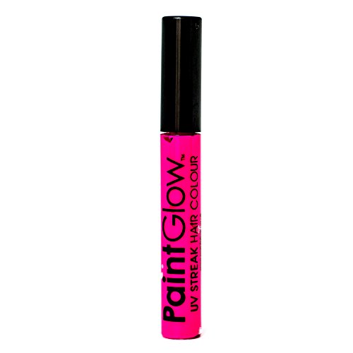 Paint Glow UV Neon Pink Streak Hair Colour Mascara 10ml Festival Party Rave