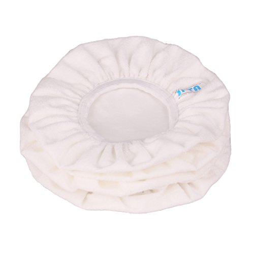 SPTA Wachs-Polierhaube 5er-Set, max. 240 mm Durchmesser Fur 220mm-250mm Auto-Poliermaschine