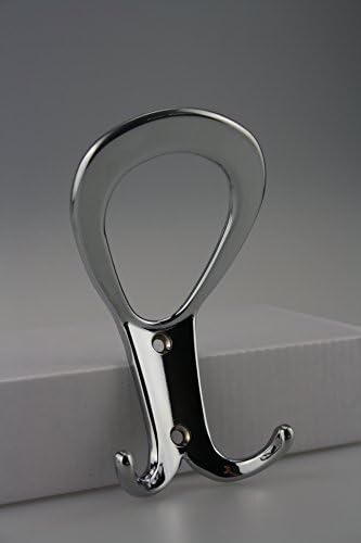 Clothes Hook in Various Colours Height 113mm - Chrom glänzend