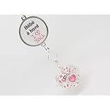 COLLIER SAUTOIR BOLA ARGENT PLAQUE BOLA DE GROSSESSE PERSONNALISABLE FORME DE CŒUR BILLE DE CUIVRE ROSE AVEC CABOCHON BEBE A BORD