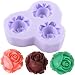 Produktbild Form für Fondant, Kuchendeko, Zuckerfiguren mit drei Gussformen in Rosenform, Silikon, 3-in-1