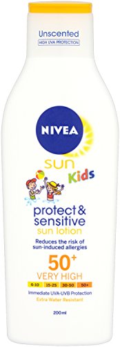Nivea Sun Kids Protect and Sensitive Sun Lotion Very High SPF 50+ - 200 ml
