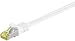 Produktbild Patchkabel S/FTP, m. CAT 7 Rohkabel, Weiß, 25m, LSZH, RJ45 (CAT 6A) Stecker