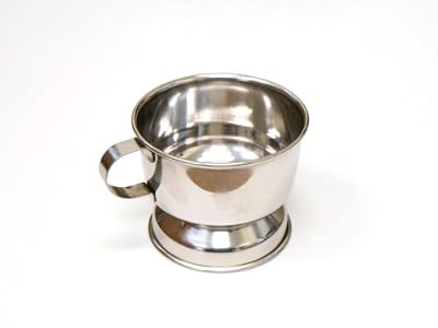 Starlingukpk Bol à savon/crème de rasage Haute qualité/finition chromée