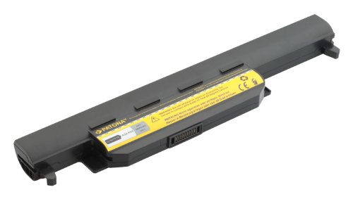 PATONA Laptop Akku für ASUS A45 Series | A55 Series | A75 Series | K45 Series | K55 Series | K75 Series | A32-K55 – [ Li-ion; 4400mAh; schwarz ] - 4