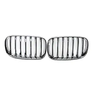 A to Z X5 Grill Compatible With Bmw X5 Grill X5 F15 2014-2018 X6 F16 2015-2018 Chrome