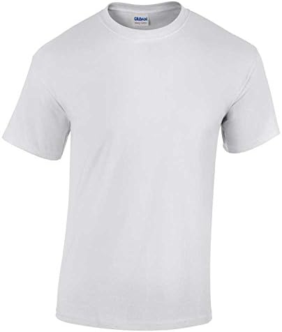Size L White Men's Unisex Softstyle Adult T-Shirt Gildan