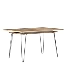 Symbiosis 2390A1000X00 AERO Table Panneaux De Particules Mélamines Chêne Naturel 134 x 89,5 x 77 cm