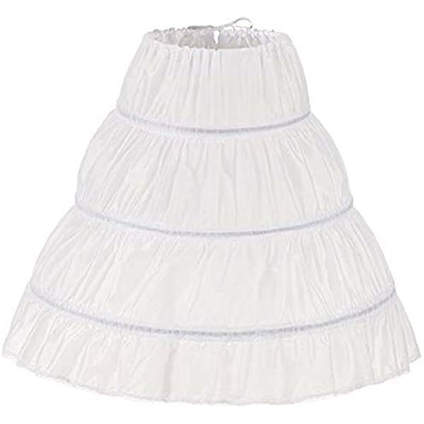 Quilax Reifrock Kinder 45cm - Petticoat Für Prinzessinnen Kleider
