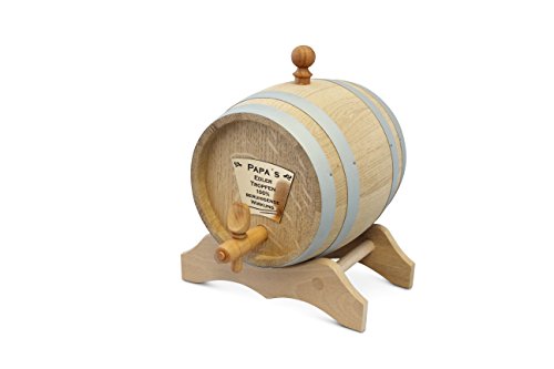 echtes Whisky Schnaps Wein Eichenfass 1 Liter mit Ihrer Wunschpersonalisierung