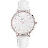 Cluse Damen Analog Quarz Uhr mit Leder Armband CL18042