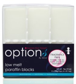 Fragrance Free Low Melt Paraffin Wax Block of 1 kg (24 x 42 g Blocks)