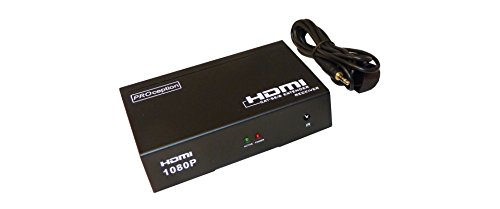 PROception PROHDMIEX1 HDMI Extender Over Single Cat Cable HDBaseT Upto 100 m with Infra Red Remote Control
