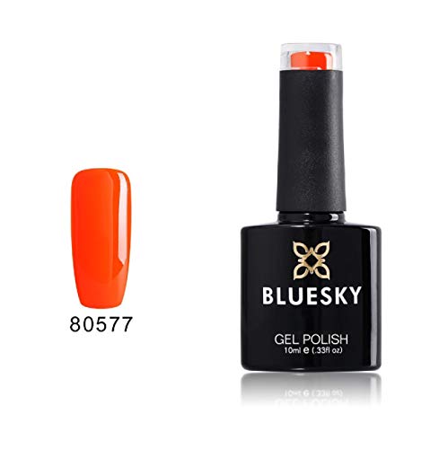 Bluesky polaco del gel Cambia Color Camaleón UV Gel - Rosas fuertes de escarcha blanca
