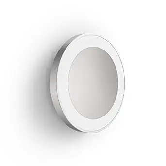 PHILIPS Hue Semeru Smart Round Wall Light Compatible with Amazon Alexa, Apple HomeKit, and Google Assistant, (19W, Silver, White Ambiance)-AC