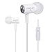 Produktbild Lemumu HST-48 Stereo In Ear Ohrhörer Kopfhörer Metall mit Freisprecheinrichtung mit Kitty 3,5 mm Ohrhörer für alle Phone MP3-Player, Weiß