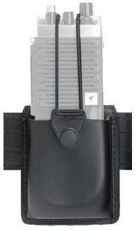 Safariland Duty Gear Bianchi 761-5-4: Radio Carrier Formed PCH Adj, Basket Weave, Black