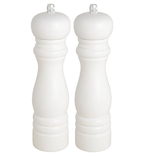 Ib Laursen Salz/Pfeffermühle weiss 2 er Set