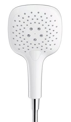 hansgrohe PuraVida Handbrause, 3 Strahlarten, weiß/chrom - 2