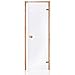 Produktbild Saunatür ECO 70x190 | Glasfarbe: Transparent | Rahmen: Erle