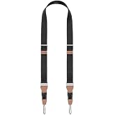 K&amp;F Concept Kamera Askısı, 3'&uuml; 1 Arada Omuz/Boyun/&Ccedil;apraz, Siyah, 32 mm, 260 g, 36 kg Taşıma Kapasiteli