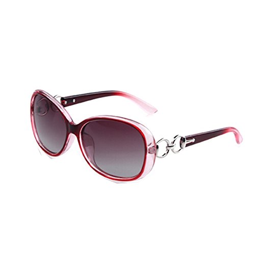 New Fashion Full Frame Beautiful Sunglasses for Women Red