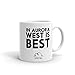 Produktbild Andrea1Oliver Westen ist am besten Aurora Mug Cute Kaffeetasse Aurora IL Tea Cup Keramiktasse Funny Mug Kaffeetasse