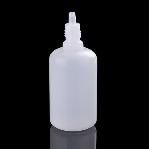 greencolourful®10Stk x50ml Plastik leere Flaschen Tropfflaschen Empty Plastic Squeezable Dropper Bottles Eye Liquid Dropper - 2