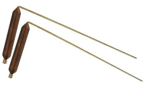 Wünschelrute Länge:27 cm, Messing mit Kupfergriff