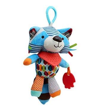 Preisvergleich Produktbild Danapp Hängendes Geklapperbabyspielzeug des multifunktionalen Karikaturtierautos (D)