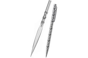 CELTIC LANDS Pen & Letter Opener Set with Masonic Design & Gift Boxed