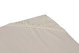 Jersey Spannbettlaken cream 100% Baumwolle 140 cm x 200 cm bis 160 cm x 200 cm 135GSM - 2