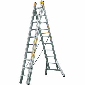 Preisvergleich Produktbild Brennenstuhl Mehrzweckleiter Premium 3-teilig 3x10 Sprossen Höhe 310cm