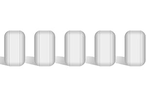 stonylab Barra di Agitazione, Ancorette Magnetiche Rivestite in PTFE da 10 mm Mixer Bianco per Agitatori, 5 Pacchetti