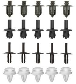 wlw clip10050 Bumper Trim Clips de arco de rueda 20 piezas