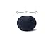 Vercart (TM) - 3D Artificial Living Stone Cases/Covers(Without Stuffing) 8"x8" Dark Grey - Throw Pillows Plush Toys For Children Creative Home Decoration Photo Or Film Props (00626)