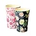Produktbild Rice Melamin Becher 2er Set Groß in Pink and Dark Rose - Caffee Latte Cup -