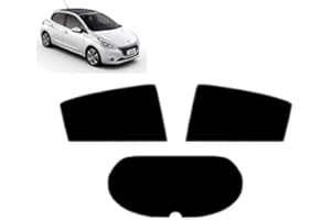 TINTCOM.COM Pellicola Oscurante Vetri Auto Pre-Tagliata per-Peugeot 208 5-Porte 2012-2019 Vetri Posteriori & Lunotto (20% Fumo Scuro)
