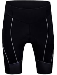 Pantalón De Ciclismo Corto Para Mujer Santini Rea 2.0 Negro (M , Negro)