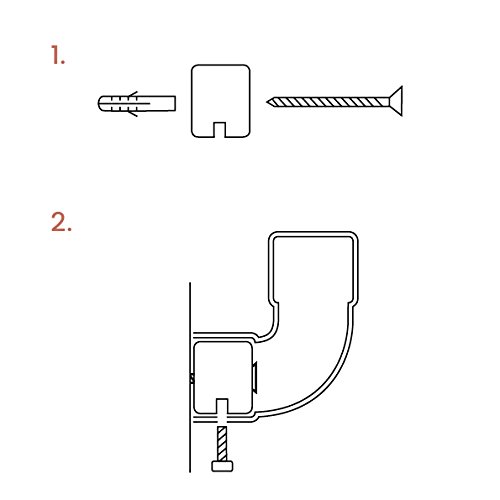 Design Kleiderhaken von rod & knot – THE COPPERHOOK aus Kupfer, Vintage, Antik, Garderobenleiste, Mantel- und Handtuchhaken für Küche oder Bad – 3 handgefertigte Haken inkl. Halterung - 5