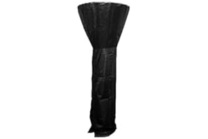 Real Glow Mushroom Patio Heater Cover in Grey and Black (Black)